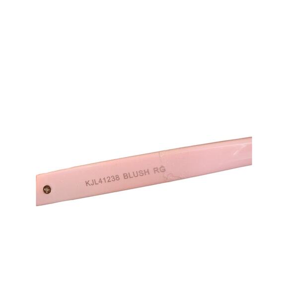 Vintage Kenneth Jay Lane KJL-41238 Blush Retro Sunglasses Jackie O Pink Bling main image 7